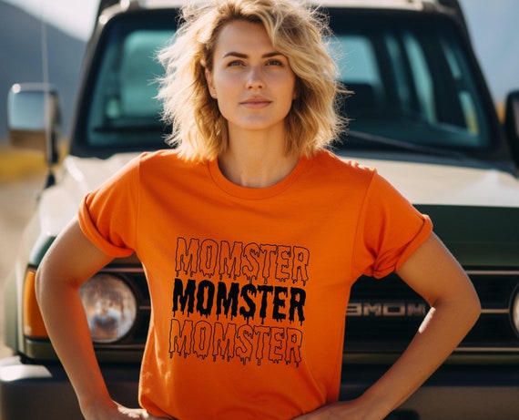 Momster Shirt, Spooky Season Shirt, Halloween Shirt, Pumpkin Shirt, Trick or Treat, Happy Halloween Tshirt, Mom Shirt, Zombie Tee, Gift Idea