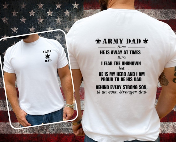 Army Dad Unisex Tee - Proud Military Father Shirt, Father's Day Gift, Veteran Apparel, Support Our Troops, Sergeant Dad T-shirt