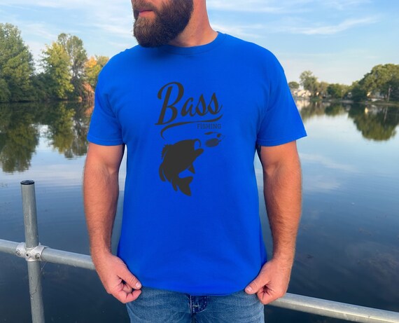 Bass Fishing Apparel: Fishing Shirt, Bass Fishing, Fisherman Shirt, Dad Gift, Outdoor Shirt, Bella Canvas, Bass Design, Fishing Lure