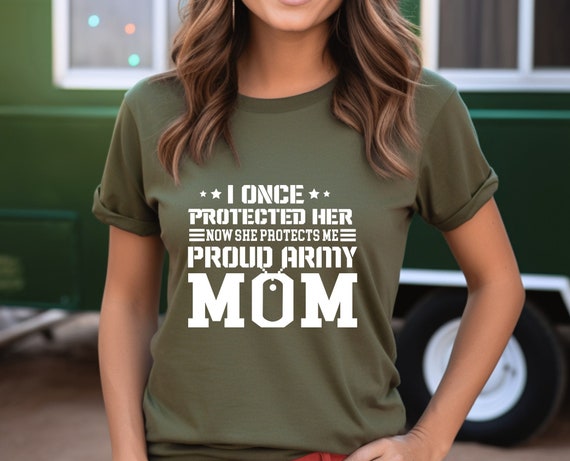Army Mom T-Shirt, Military Mom Shirt, Gift for Mom, Proud Army Mom, Military Shirt, Mom Tee, Soldier Mom Tee, Mom Shirt, Army Daughter Tee