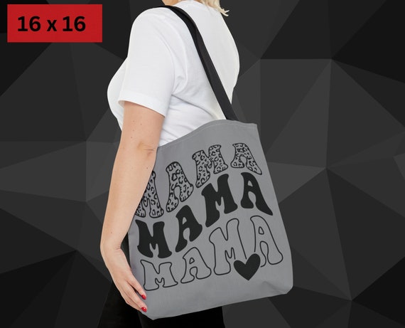 Mama Tote Bag, Farmers Market Bag, Shopping Bag, Library Tote Bag, Grocery Bag, Cute Tote Bag,  Country Lovers, Diaper Bag, Overnight Bag