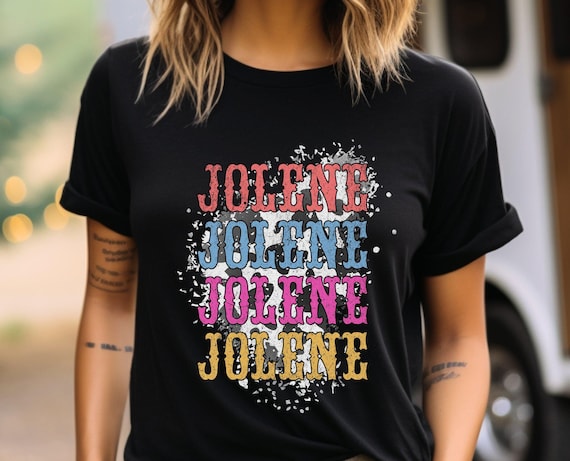 Cow Print Jolene Tee, Dolly Parton Inspired Sweatshirt, Concert Shirt, Cowgirl Music Lover Gift, Western T-Shirt, Dolly Vibes