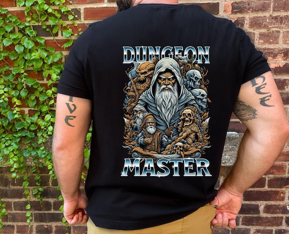 Dungeon Master Unisex Tee: D&D Gamer Cotton Shirt