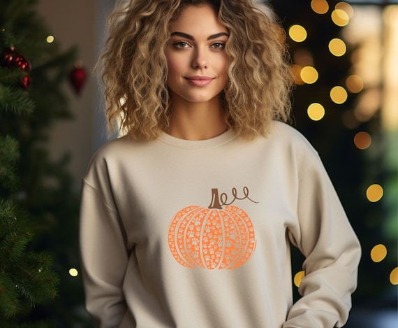 Pumpkin Paw Sweatshirt, Paw Pumpkin Sweatshirt, Gift for Mom, Paw Print Shirt, Fall Season Shirt, Thanksgiving Sweatshirt, Fall Shirt