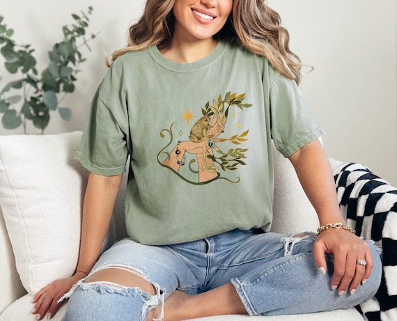 Vintage Faecore Comfort Color Shirt, Goblincore shirt, Vintage Tshirt, Bontanical Tee,  Nature  shirt, Frog Lover, Toad Shirt, Cottagecore