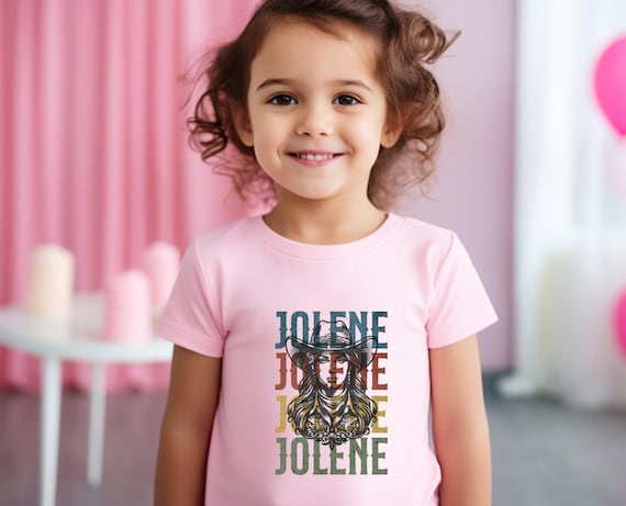 Toddler Cowgirl Jolene Shirt: Retro Western Graphic Tee