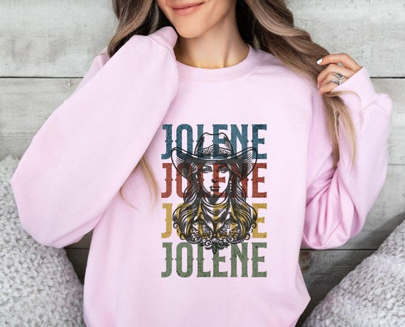 Jolene Western Cowgirl Sweatshirt, Retro Country Music Shirt, Vintage Western Pullover, Boho Cowgirl Sweatshirt, Country Concert Outfit