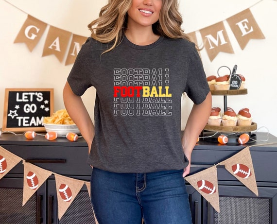 Game Day Glory: Kansas City Fans' Football T-Shirt, Sport Fans, Football Tee, Football Lovers, Kansas City Shirt