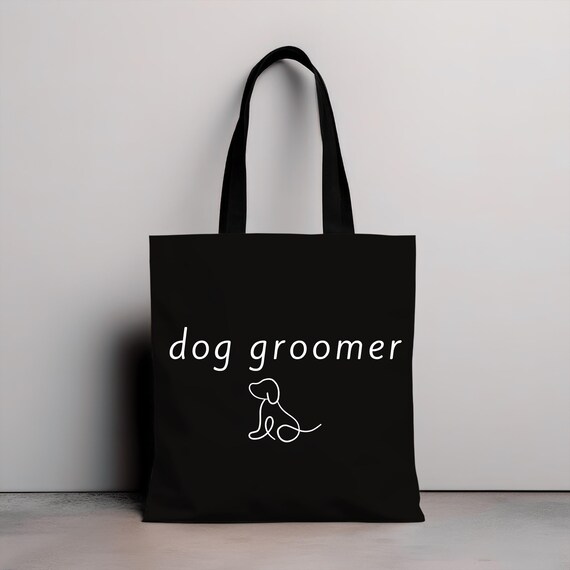 Dog Groomer Tote Bag - Perfect for Pet Lovers, Dog Groomers, Dog Owners, Gift for Animal Lovers, Eco-Friendly Shopping Bag, Beach Bag