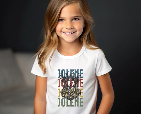 Youth Jolene Cowgirl T-Shirt: Retro Western Graphic Tee