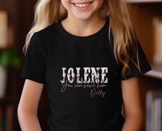 Kids Jolene Western Shirt, Country Music Lover, Cowgirl Shirt, Dolly Parton T-shirt, Retro Jolene Shirt,  Country Music Shirt, Dolly Vibes