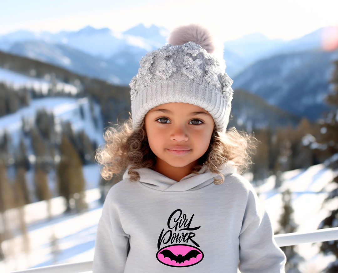 Girl Power Shirt Toddler Hoodie Girl Power Hoodie Bat Etsy