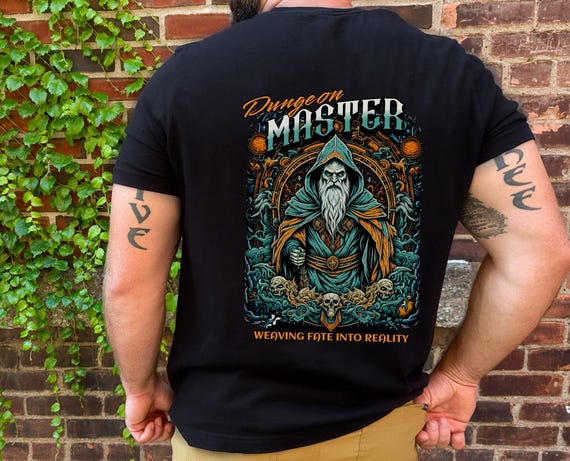 Dungeon Master D20 Dice Tee: Fantasy Role-Playing Gamer Shirt