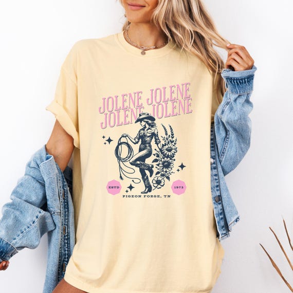 Jolene Western Shirt, Country Music Lover, Cowgirl Shirt, Dolly Parton T-shirt,  Retro Jolene Shirt,  Country Music Shirt, Dolly Vibes Shirt
