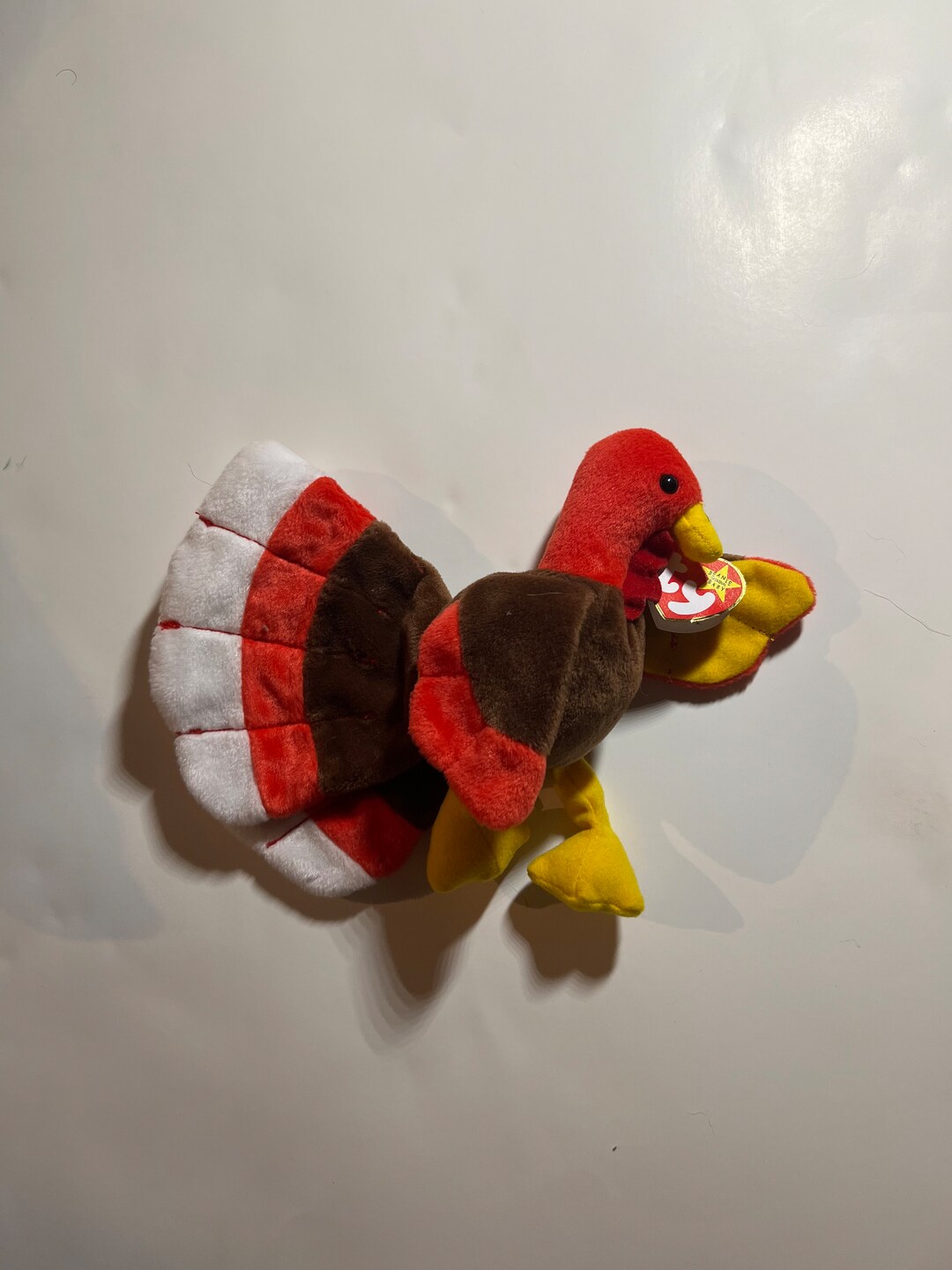 1996 Gobbles Beanie Baby Rare W/ Tag Errors Etsy