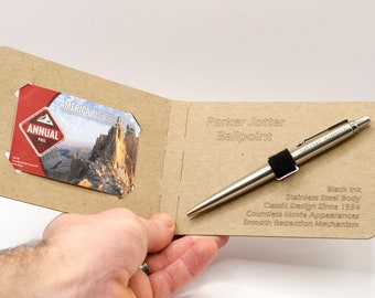 Giftcard Holder, Personalized Pen, High Quality Practical Gift