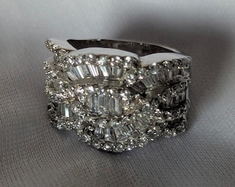 Vintage CZ Statement Ring