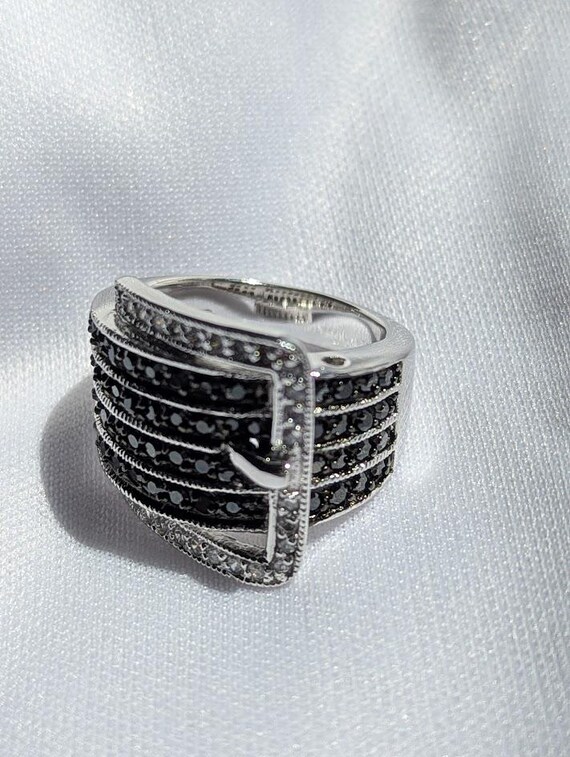 Belt Buckle Statement Ring - image 2