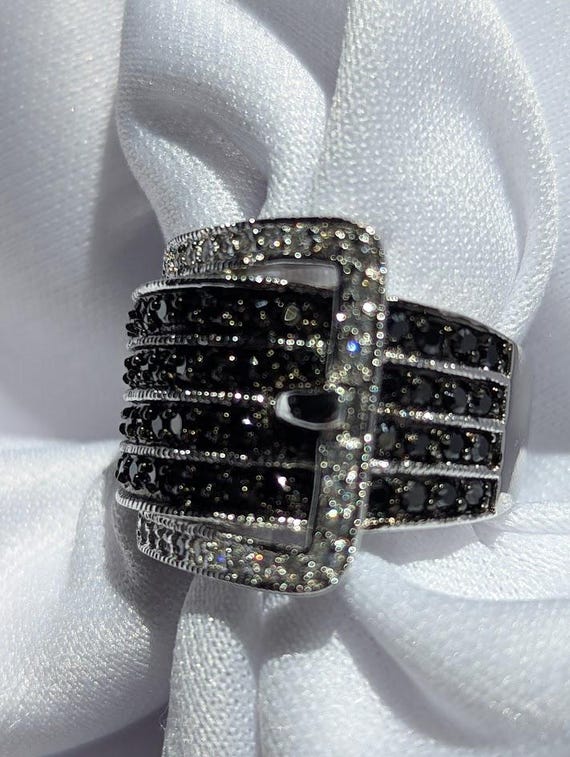 Belt Buckle Statement Ring - image 4