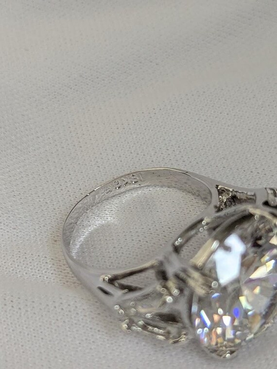 Vintage 18K G.E. statement Ring - image 2