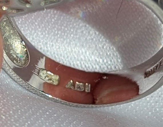 Clear CZ Halo Statement Ring – Sterling Silver, T… - image 5