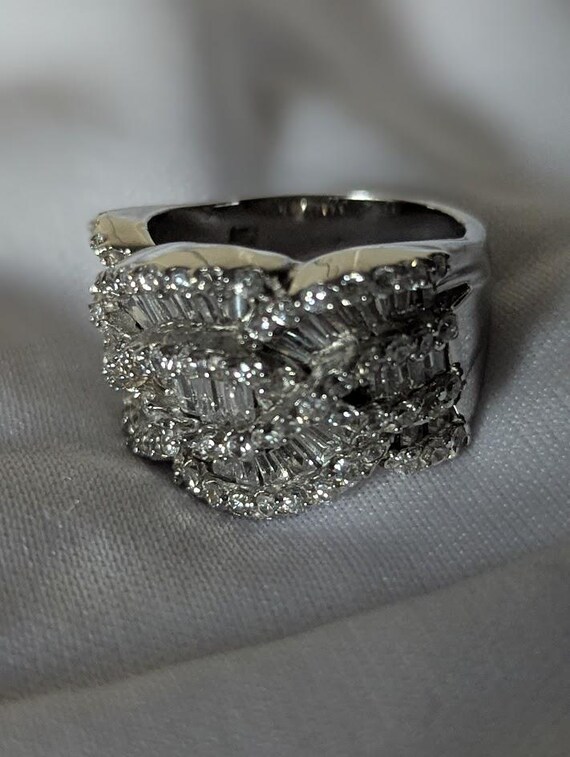 Vintage CZ Statement Ring - image 5