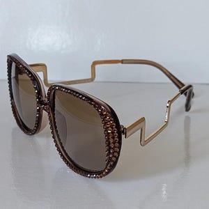 Jimmy Crystal Swarovski Reading Glasses - Etsy display picture 3