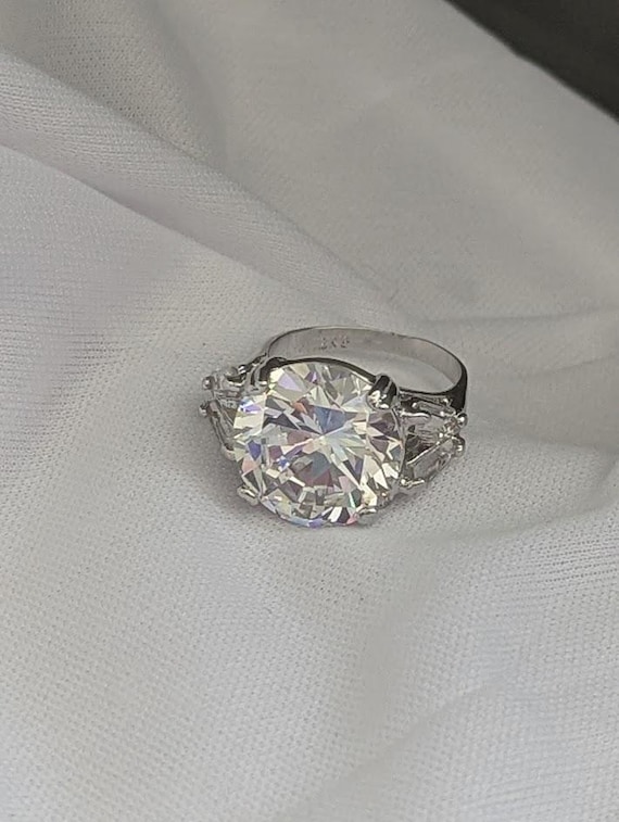 Vintage 18K G.E. statement Ring - image 1