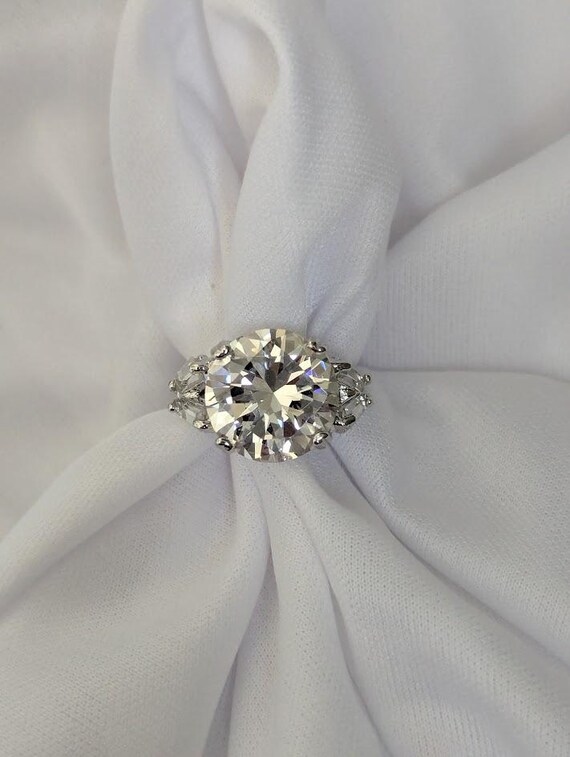 Vintage 18K G.E. statement Ring - image 8