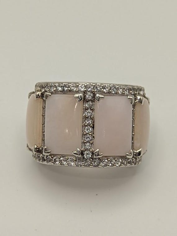 Sterling Silver Statement Ring  925 Marked  Light… - image 1