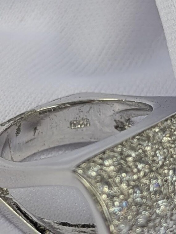 Contemporary CZ Statement Ring - image 6