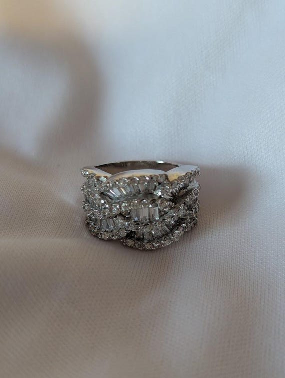 Vintage CZ Statement Ring - image 4