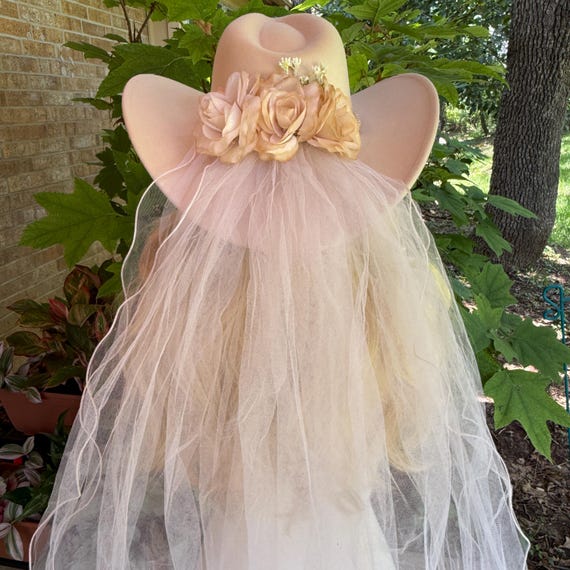 Vintage Wedding Veil Hat  Bride Lace Tulle Vail Cream pearls Roses Vintage White Bridal Headpiece and Veil, Juliette Cap  main image 3