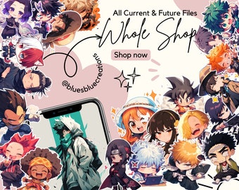 Whole Shop Png Bundle - Anime Png AI Generated PNG, Cliparts - Transparent Background,High-Resolution PNG Digital Download - Anime Cliparts