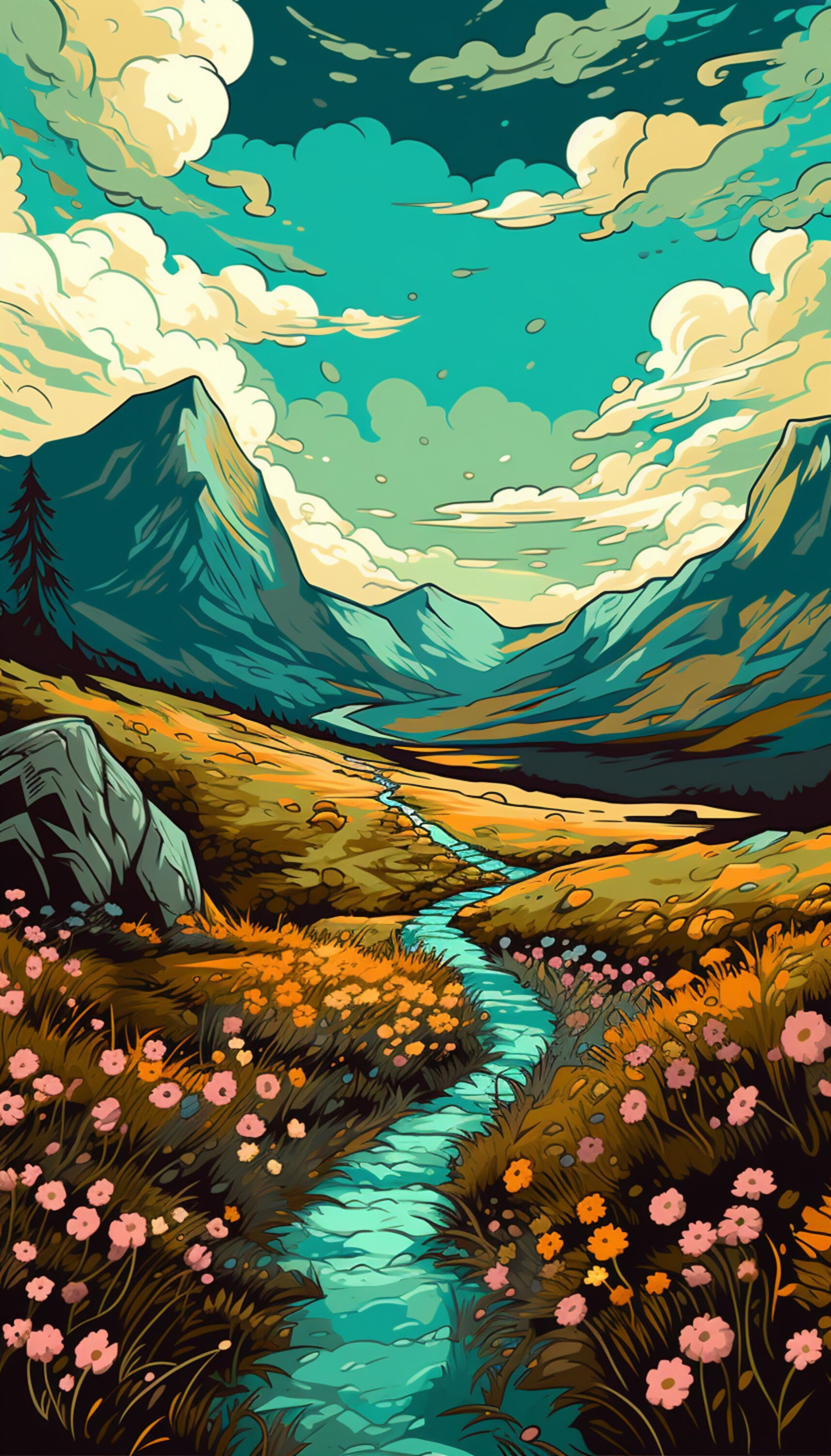 Scenery Printable Poster Set-premium Digital Wall Decor Wall - Etsy