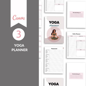 2025 Vision Board Planner Template | Digital Goal Planner for Canva | Manifestation & Goal Setting