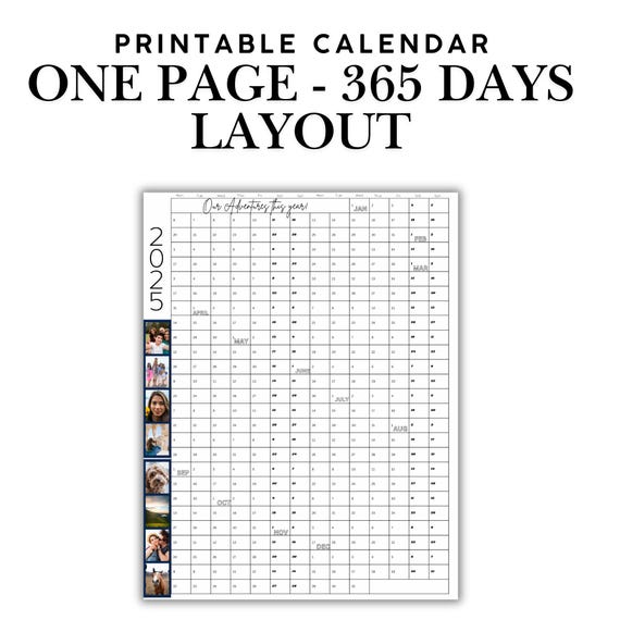 カレンダー・スケジュール opnner 2025 365 DAYS CALENDAR Amazon.co.jp: 2025年壁掛けカレンダー365日ポスターカレンダー、2025