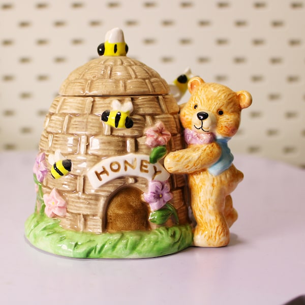 Honey Bear Jar Etsy