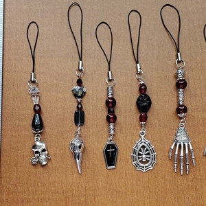 Dainty Handmade Spooky Halloween Keychains | Phone Charms