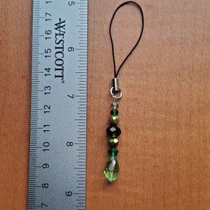 Green Nature Phone Charm | Keychains Handmade