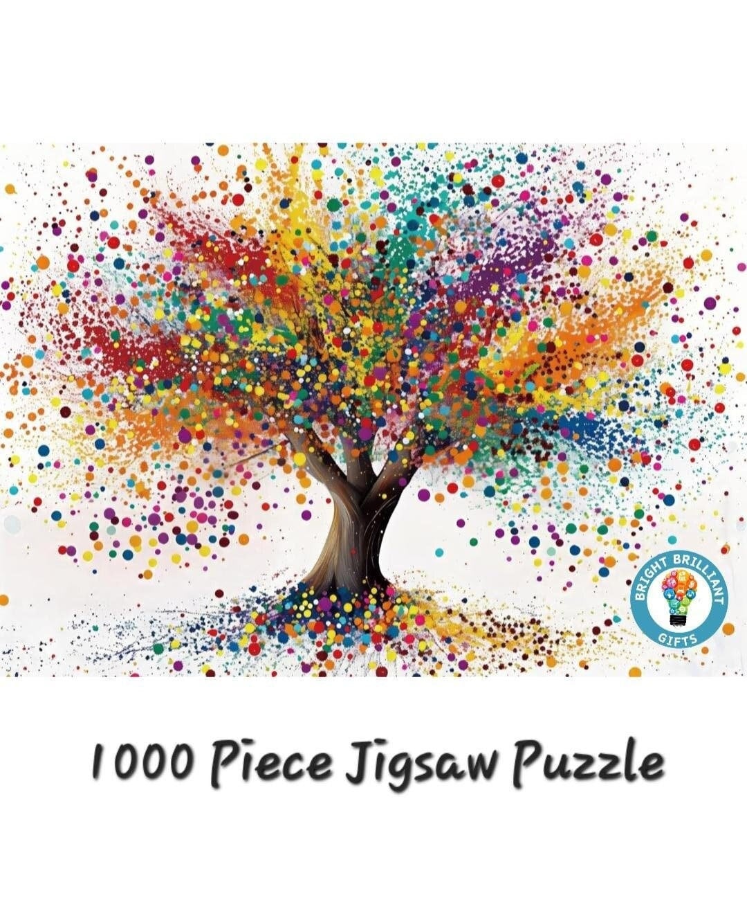 The Tree of Life Abstract Jigsaw Puzzle - 1000 premium pieces, Complex, Visually & Mentally Stimulating, Home Decor, Great Gift! Ages 12+