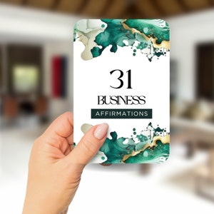 Tarjetas de afirmación empresarial para pequeñas empresas Frases motivacionales Tarjetas de aliento Cuidado personal Alivio del estrés Coach de negocios Frases positivas