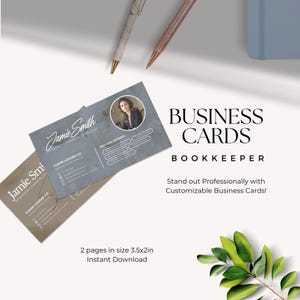 Cartão de visita de contador para impressão, modelo de contador, cartão financeiro moderno, serviço de contabilidade, ID profissional personalizado, pequenas empresas