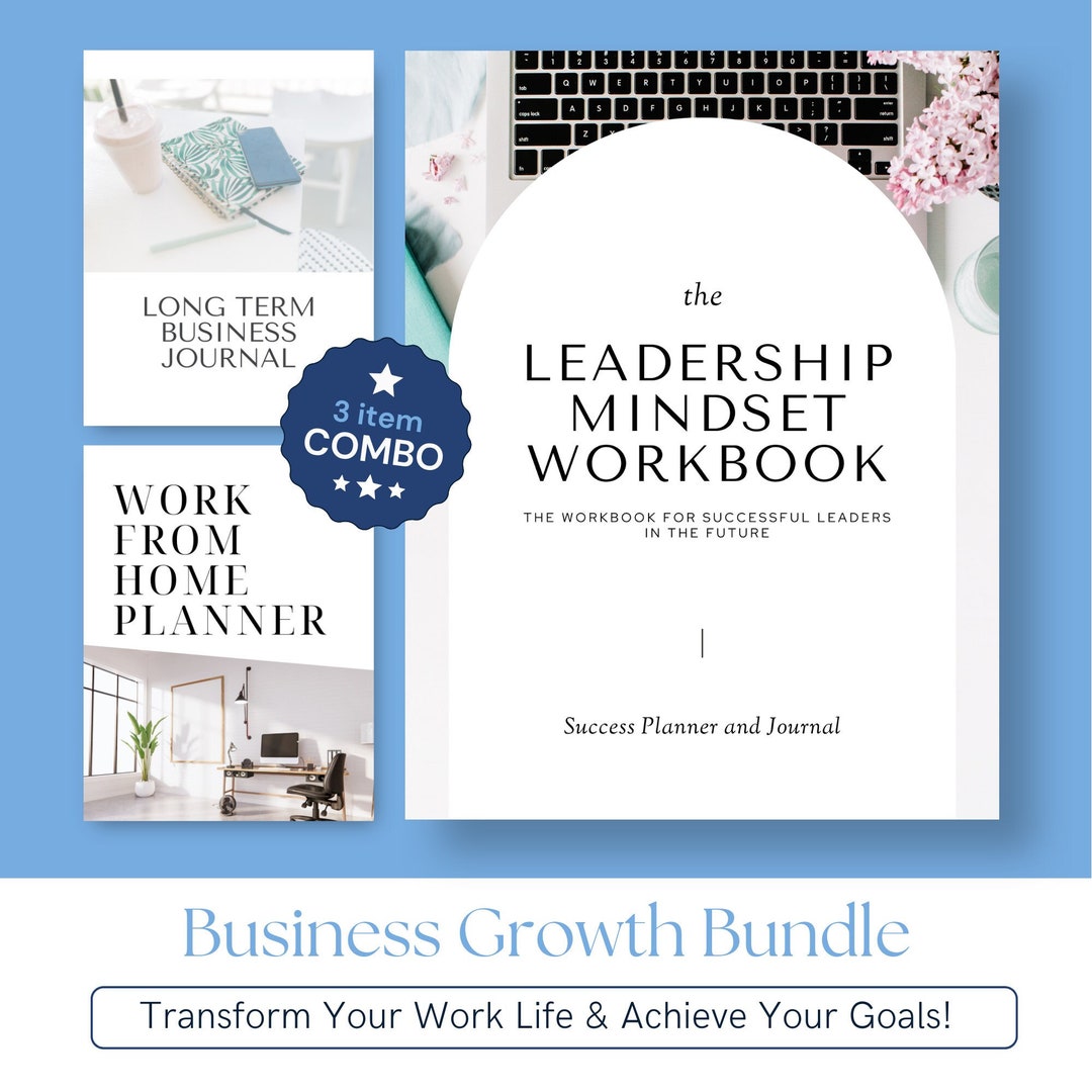 Business Growth Bundle, Leadership Planner, Small Business, Personal ...