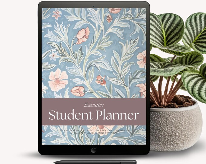 Student Digital Planner, Academic iPad Planner, College Study Organizer, Digital Study Planner, School Schedule Planner, Homework Tracker