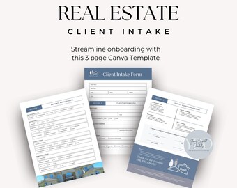 Formulario de admisión de compradores de bienes raíces, plantilla de Canva para la incorporación de clientes, hoja de admisión de clientes potenciales, cuestionario para compradores, gestión de clientes, marketing de agentes