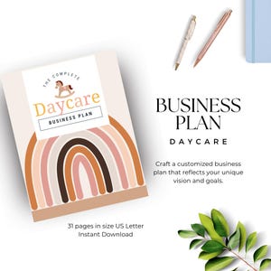 Daycare Business Plan for Business Startup 31-page Editable Daycare Business Template Business Proposal Daycare StarterKit