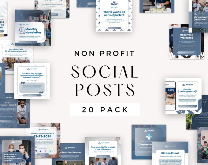 Non Profit Social Media Post, Charity Canva Template, Social Media Manager Instagram Content, Philanthropy IG Marketing Idea, Digital Market