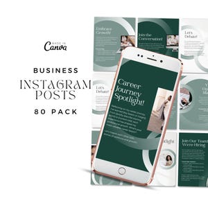 Business Instagram Post Canva Template, Professional Content, Social Media Graphic, Personal Branding, Business Marketing, Editable Template