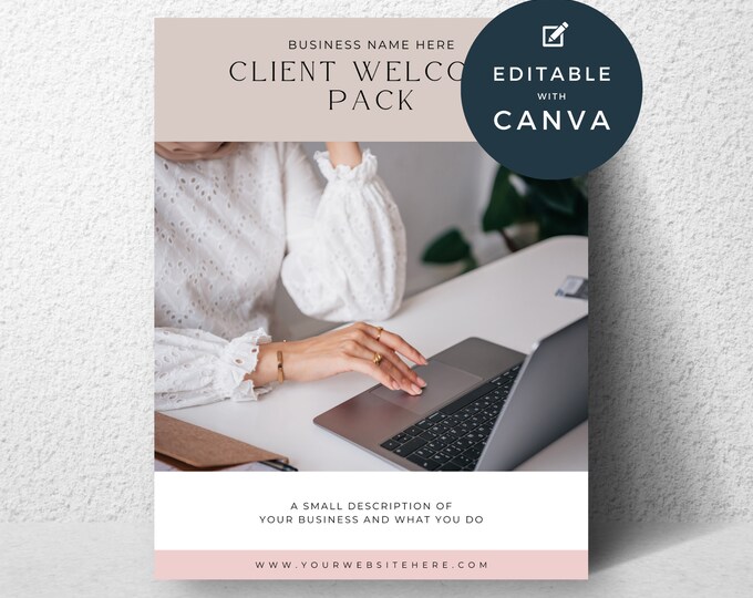 Client Welcome Packet Virtual Assistant Customer Onboarding Editable Virtual Assistant Customer Welcome Guide VA Contract Template